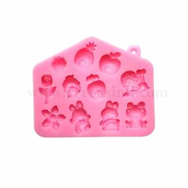 GREENS CHOICE Silicone Mould Garden theme 103 x 87 x 12 mm