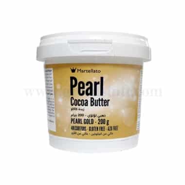 MARTELLATO Coloured Cocoa Butter Pearl Gold  200g
