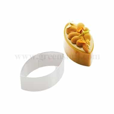 MARTELLATO Stainless Steel Cake Band Calisson 150 x 80 x h 40 mm
