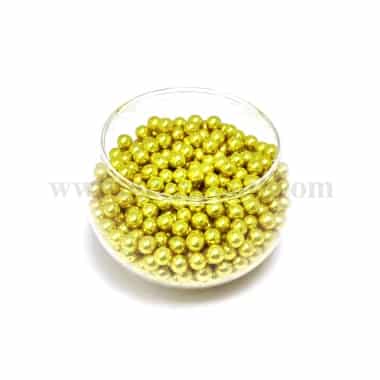 CONFETTI Gold Sugar Pearls 5 mm - 100g