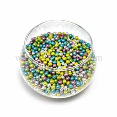 CONFETTI Colourful Mixed Pearls 4 mm - 1 Kg