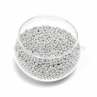 CONFETTI Silver Sugar Pearls 2 mm - 1 Kg