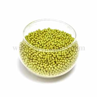 CONFETTI Gold Sugar Pearls 3 mm - 1 Kg