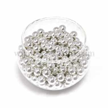 CONFETTI Silver Sugar Pearls 7 mm - 1 Kg