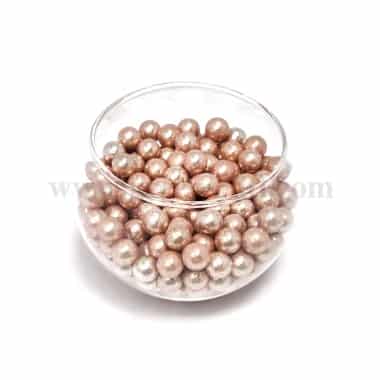 CONFETTI Old Gold Sugar Pearls 8 mm - 100g