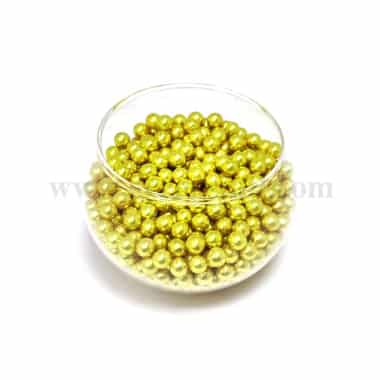 CONFETTI Gold Sugar Pearls 6 mm - 100g