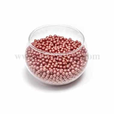 CONFETTI Red Sugar Pearls 4 mm - 100g