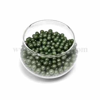 CONFETTI Glossy Dark Green Sugar Pearls 6 mm - 100g