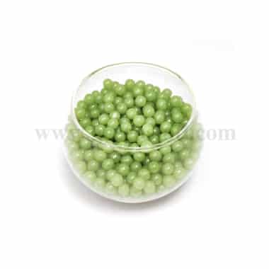 CONFETTI Glossy Green Sugar Pearls 6 mm - 100g
