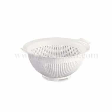 ARAVEN Round Colander White 280x123 mm- 4.5L