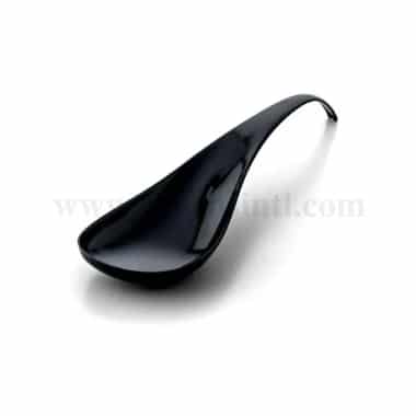 ARAVEN Black Tasting Spoon 119 x 40 x 20 mm-100 Pcs