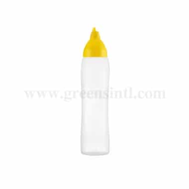 ARAVEN Non-Drip Sauce Dispenser Yellow D80xh312 mm- 100cl