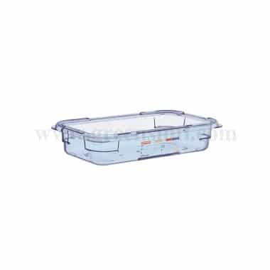 ARAVEN Gastronorm Food Pan BPA Free Blue GN 1/3 325 x176 x h 65 mm-2.35 L