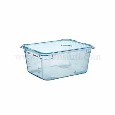 ARAVEN Gastronorm Food Pan BPA Free Blue GN 1/2 325x265xh150mm- 9L