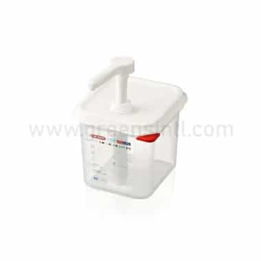 ARAVEN Sauce dispenser Pump GN1/6 176x162xh190 mm(10ml)-2.6L