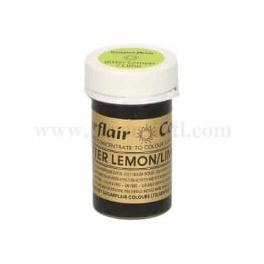 SUGARFLAIR Spectral Gel Colour Bitter Lemon/Lime 25g