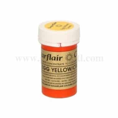 SUGARFLAIR Spectral Gel Colour Egg Yellow/Cream 25g