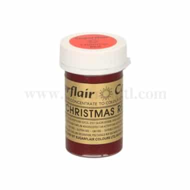 SUGARFLAIR Spectral Gel Colour Christmas Red 25g