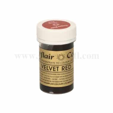 SUGARFLAIR Spectral Gel Colour Velvet Red 25g