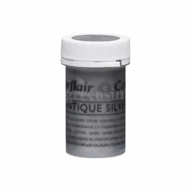 SUGARFLAIR Satin Concentrated Gel Color Antique Silver 25g