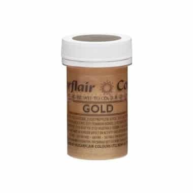 SUGARFLAIR Satin Concentrated Gel Color Gold 25g