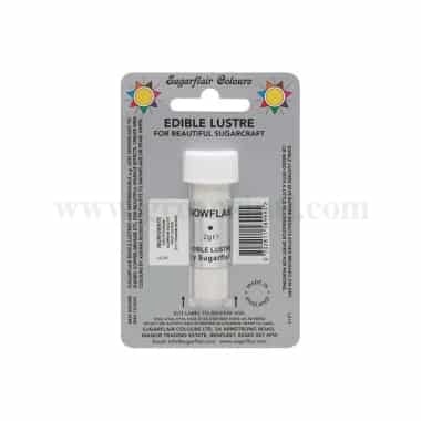 SUGARFLAIR Edible Lustre Glitter Snowflake 2g