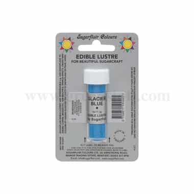 SUGARFLAIR Edible Lustre Glitter Glacier Blue 2g