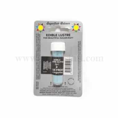 SUGARFLAIR Edible Lustre Glitter Blue Frost 2g