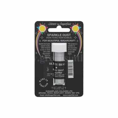 SUGARFLAIR Sparkle Dust (Non-Edible) Ultimate Silver 2g