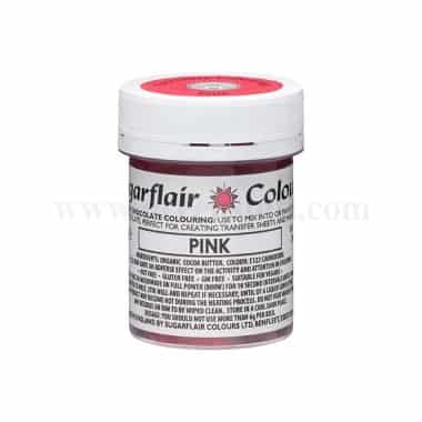 SUGARFLAIR Chocolate Gel Color Pink 35 g