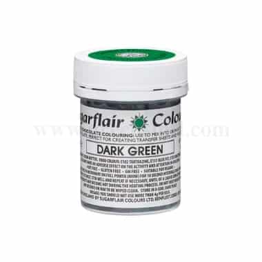 SUGARFLAIR Chocolate Gel Color Dark Green 35 g