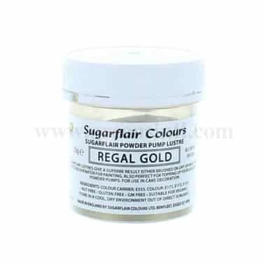 SUGARFLAIR Edible Glitter Dust Regal Gold 25g