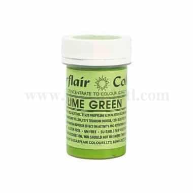 SUGARFLAIR Spectral Gel Colour Lime Green 25g