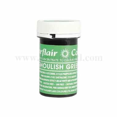 SUGARFLAIR Spectral Gel Colour Ghoulish Green 25g