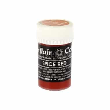 SUGARFLAIR Pastel Concentrated Gel ColorSpice Red 25g