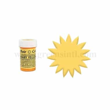 SUGARFLAIR Spectral Gel Colour Canary Yellow 25g