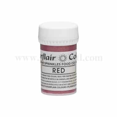 SUGARFLAIR Sugar Sprinkles Red 20g