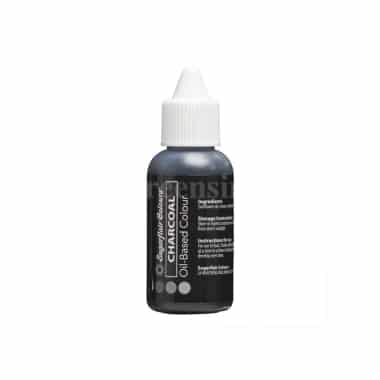SUGARFLAIR Oil Based Liquid Colour Charcoal 30ml