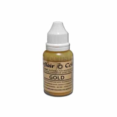 SUGARFLAIR Edible Droplet Paint Gold 14 ml