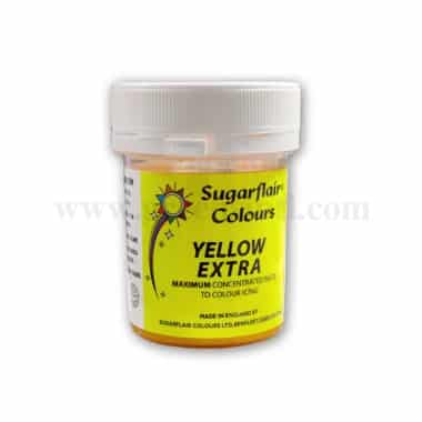 SUGARFLAIR Maximum Concentrated Paste Colour Yellow Extra 42g