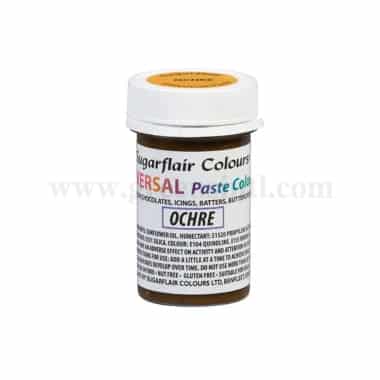 SUGARFLAIR Universal Paste Colour Ochre 22g