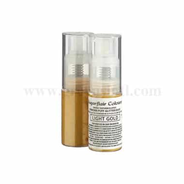 SUGARFLAIR Lustre Dust - Powder Pump Spray - Light Gold-10g