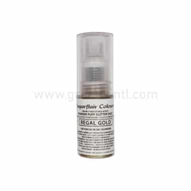 SUGARFLAIR Lustre Dust - Powder Pump Spray - Regal Gold -10g