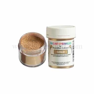 SUGARFLAIR Sugar Sprinkles Gold 40g