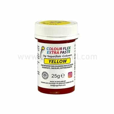 SUGARFLAIR Colour Flex Extra Paste Yellow 25g