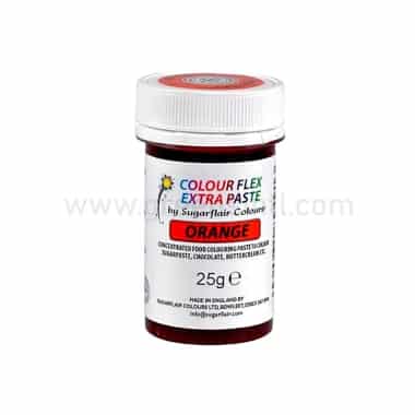 SUGARFLAIR Colour Flex Extra Paste Orange 25g