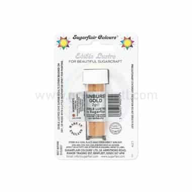 SUGARFLAIR Edible Lustre Glitter Sunburst Gold  2g
