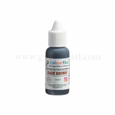 SUGARFLAIR Colour Flex Oil Colour Dark Brown 15ml