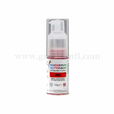 SUGARFLAIR Powder Puff Glitter Dust Red -10g