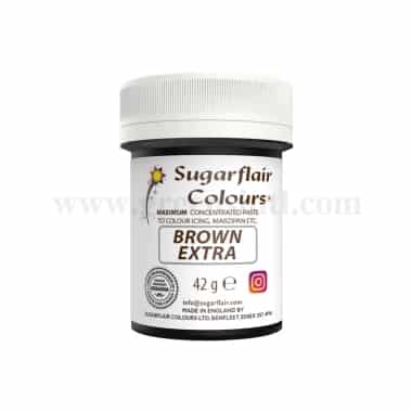 SUGARFLAIR Maximum Concentrated Paste Colour Brown Extra 42g
